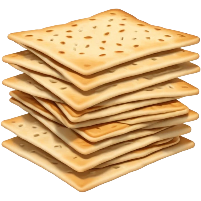 Three stacked matzoh emoji