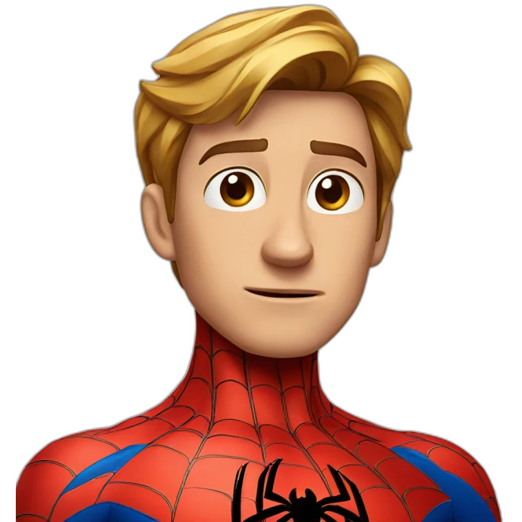 spider-man wondering emoji