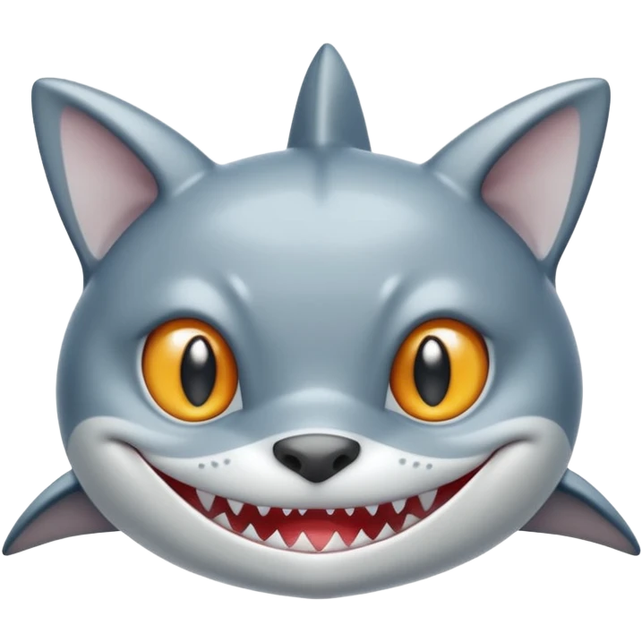 shark x cat emoji