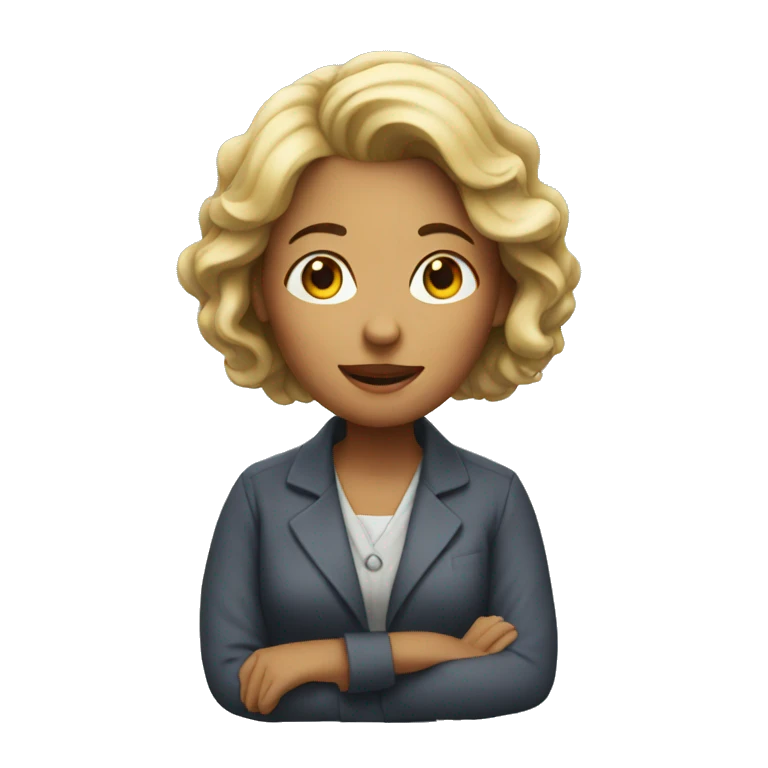 woman saying npo emoji
