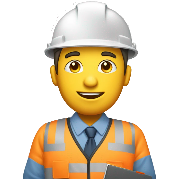 Electrical contractor project manager show with clipboard emoji