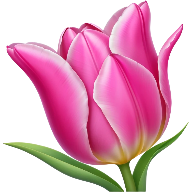 pink tulip emoji