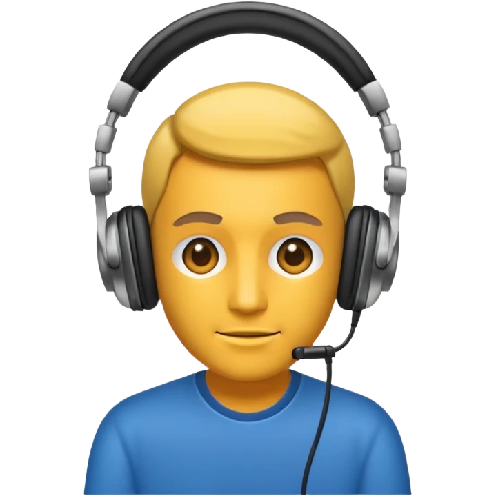 DJ with headphones emoji
