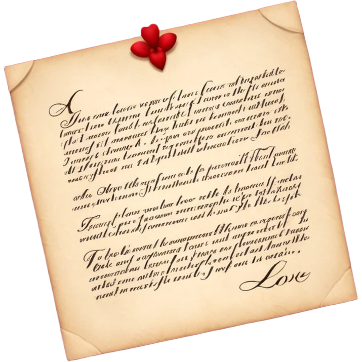 Love letter emoji