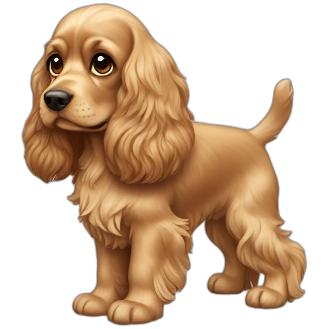 Cocker spaniel emoji