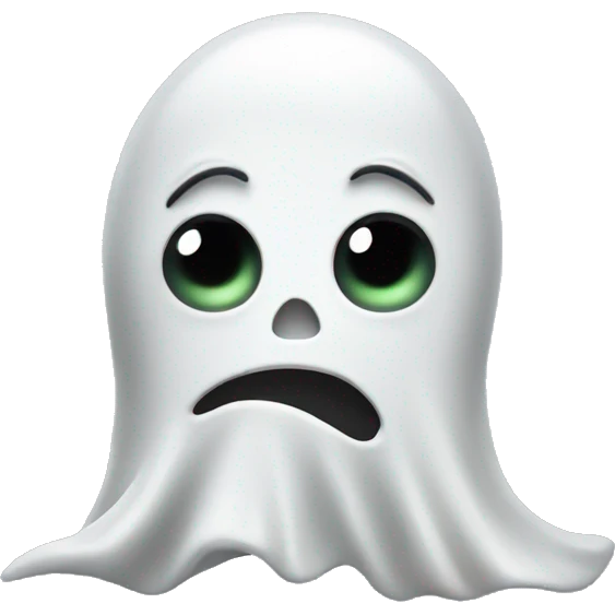 a funny ghost emoji