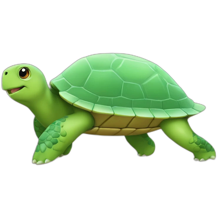The turtle is run emoji