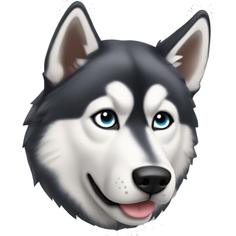 Husky siberiano con audifonos de jos zls claros  emoji