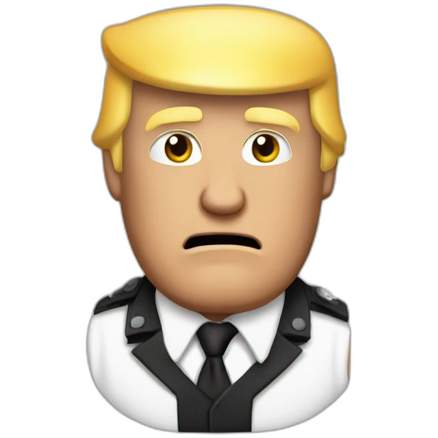 donald-trump-arrested emoji