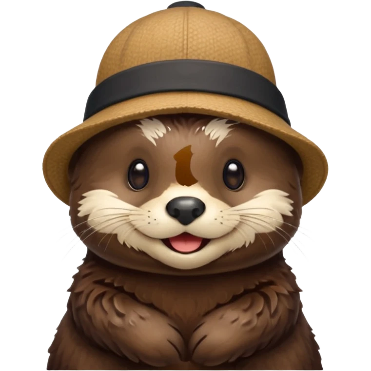 şapka takan su samuru emoji