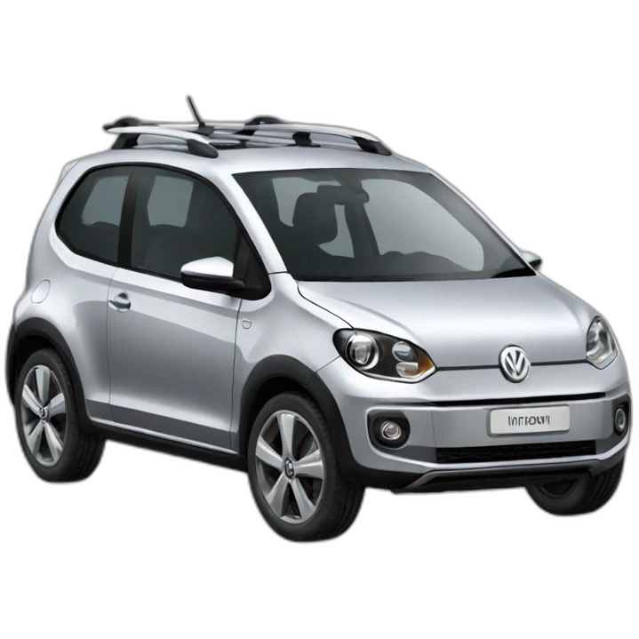 Silver VW Cross UP! emoji