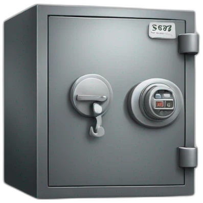 a safe without money  emoji