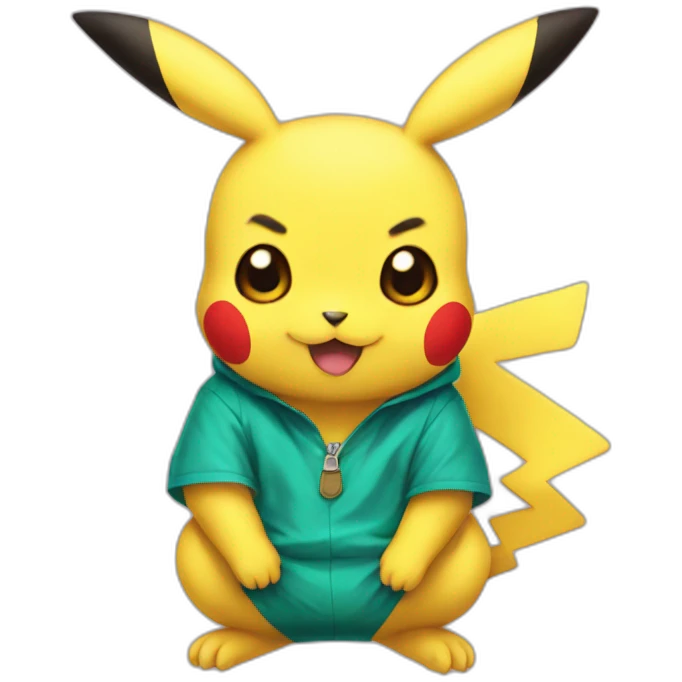 Picachu suerte emoji
