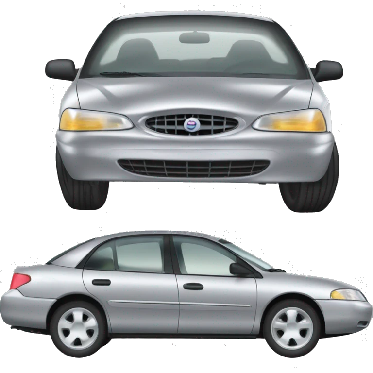1999 mercury sable car silver emoji