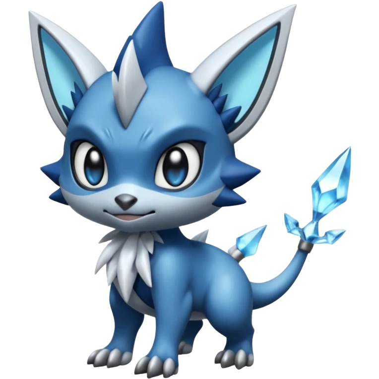 Elemental dark dusky mechanical frosty fairy-like fantasy epic rare Glalie-Sneasel-Togetic-Pokémon-Fakémon-hybrid-creature emoji