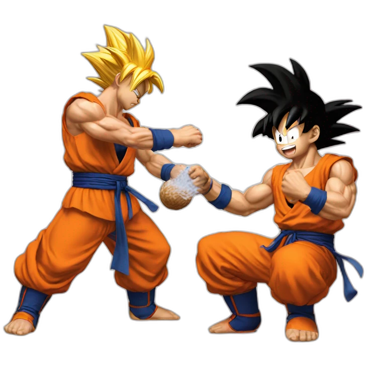 Yes goku cleans nuts dude emoji