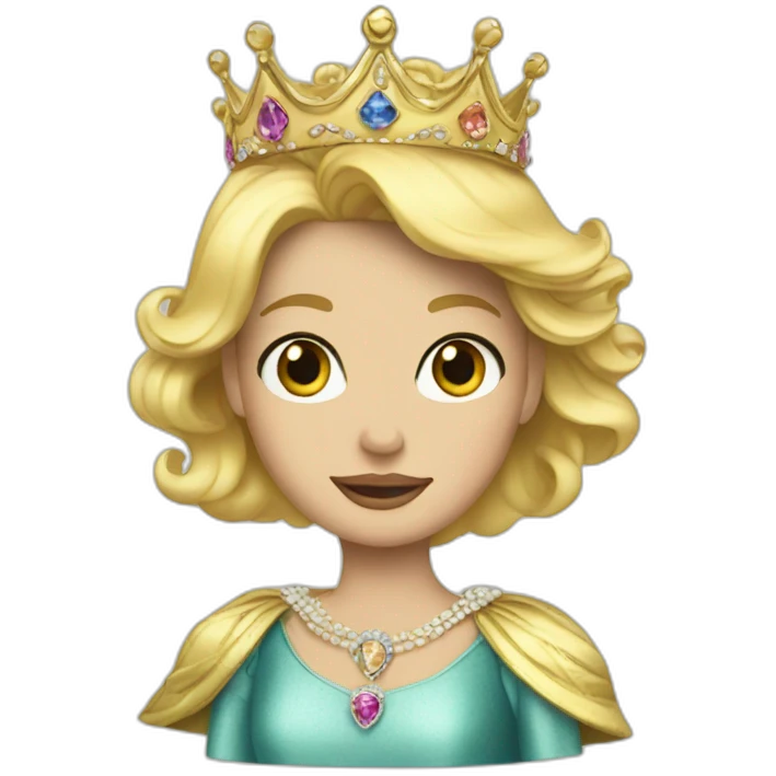 Donald trump as a princess emoji