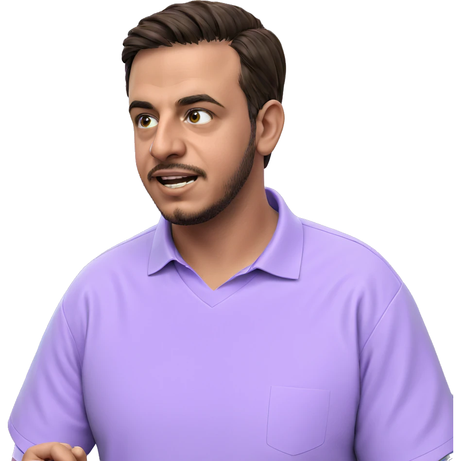 realistic meme of man emoji