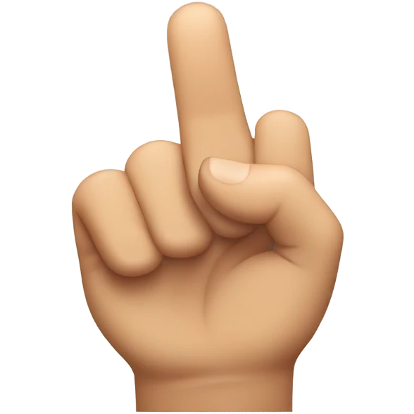 thumb-big-finger upside down emoji
