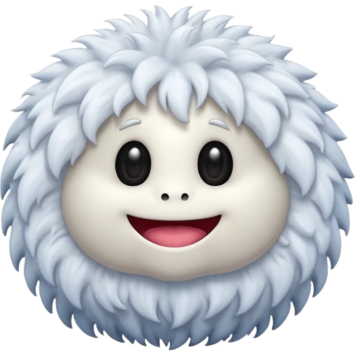cute white monster emoji emoji