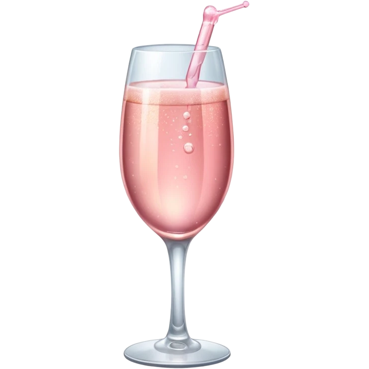 pink champagne  emoji