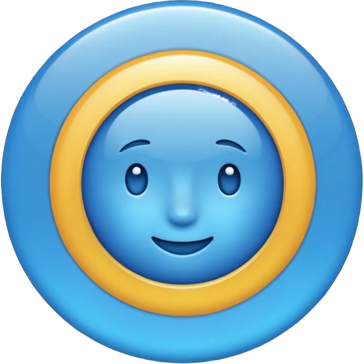 ✔️ esto dentro de un círculo azul emoji