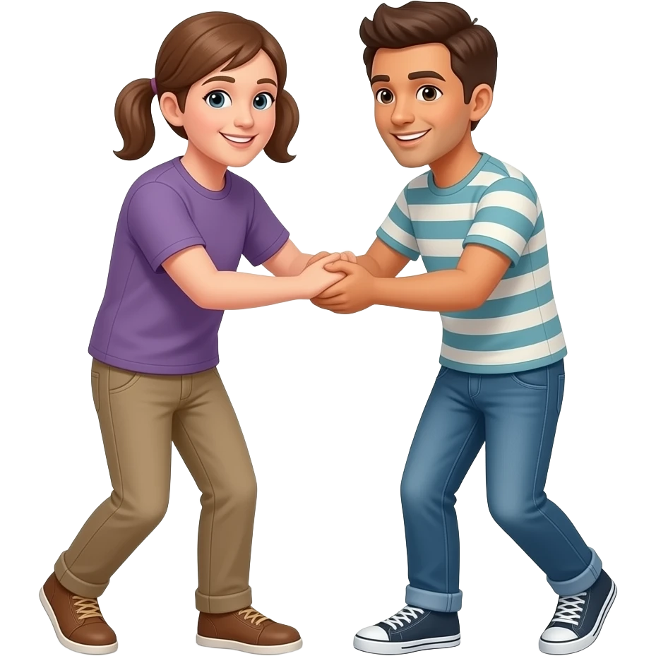 helping each other emoji