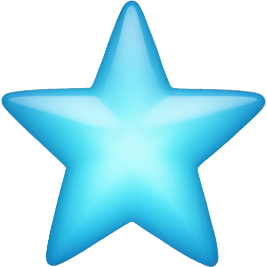 Light blue star emoji