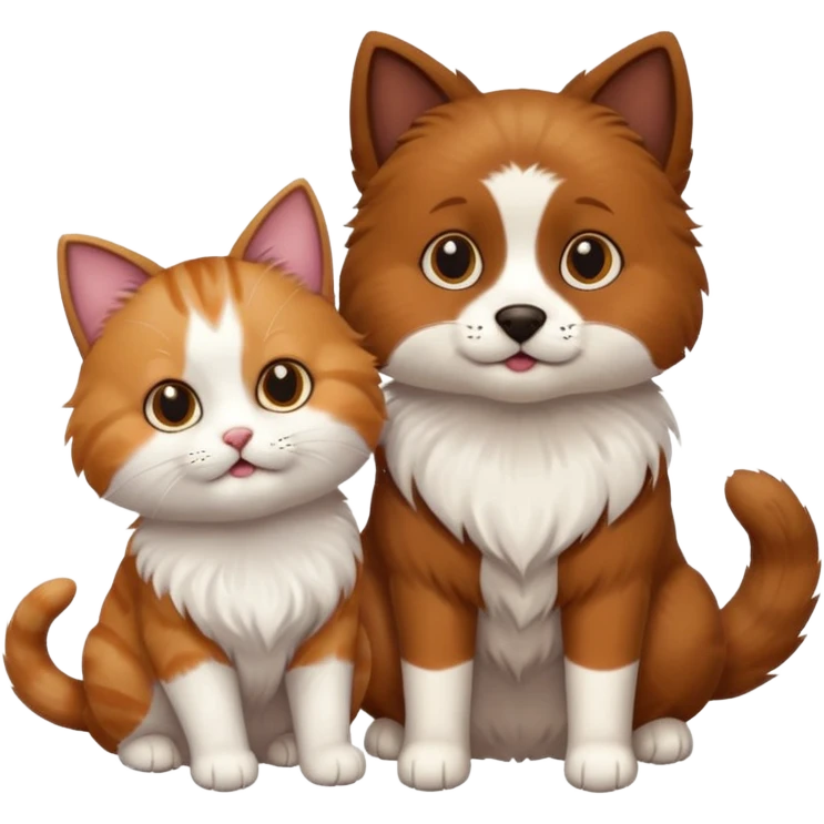 Cat and Dog emoji