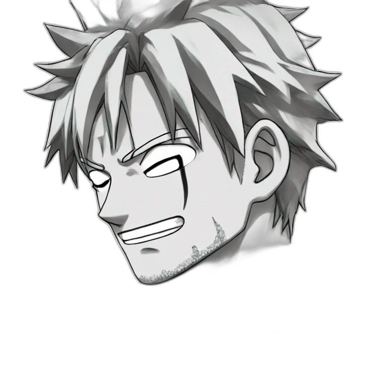 Zoro du manga one piece emoji