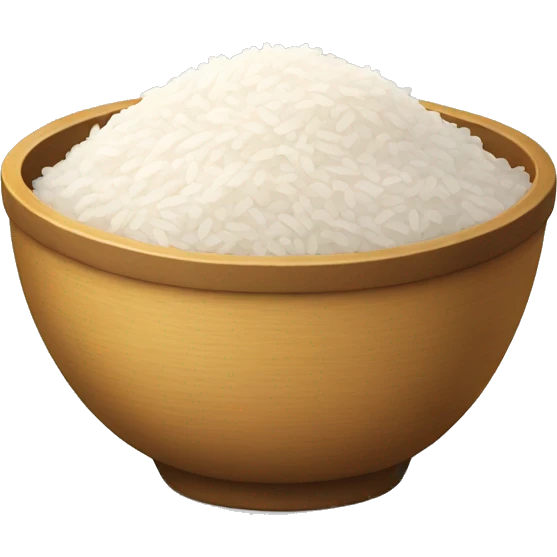 Bowl of rice  emoji
