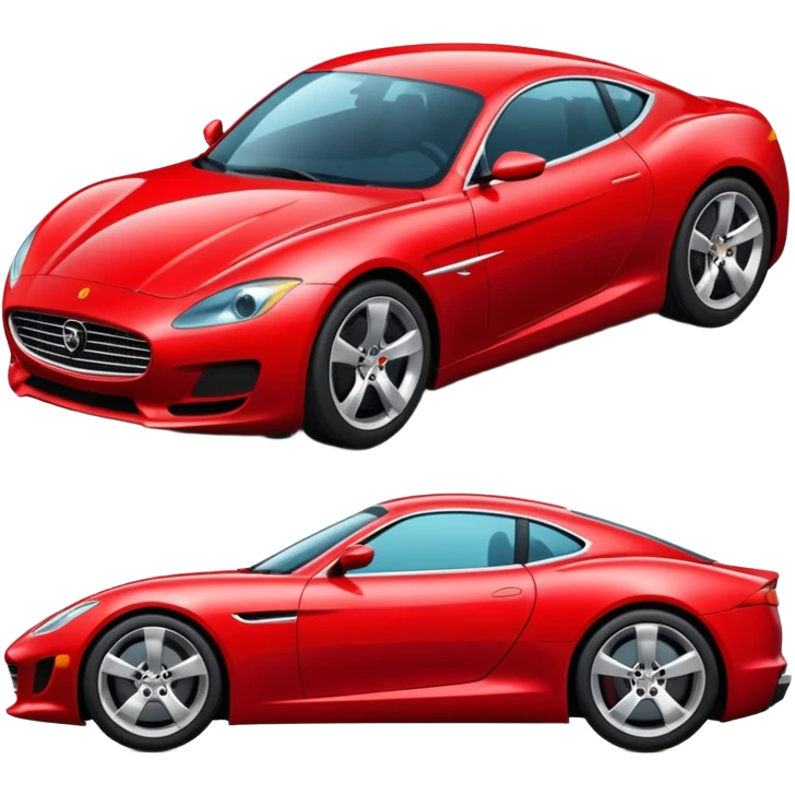 expensive red car emoji