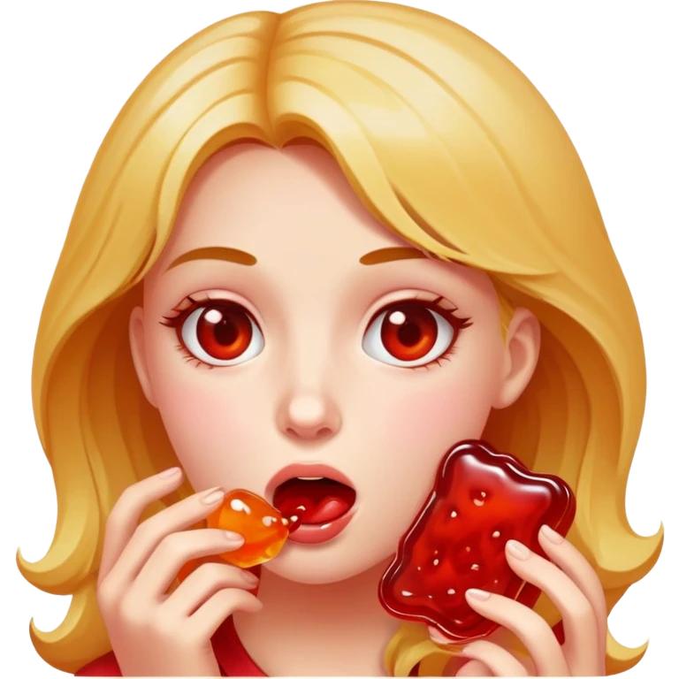 Samantha has jelly emoji