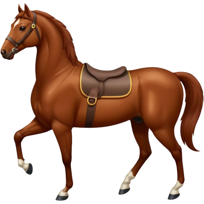 Bay horse  emoji