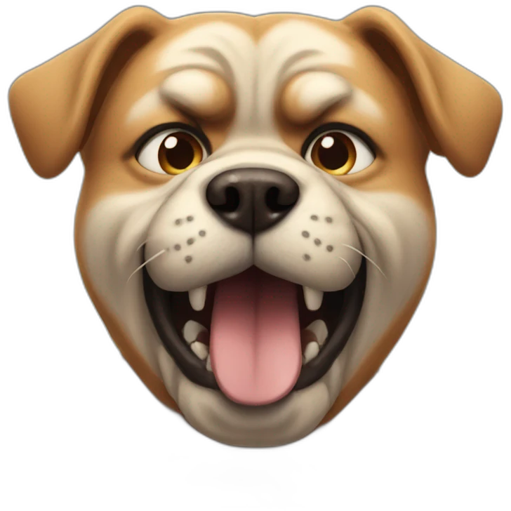 Dog angry emoji