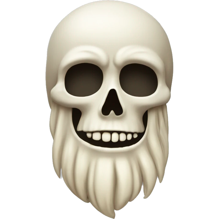 lettre avec Tête de mort qui sort emoji
