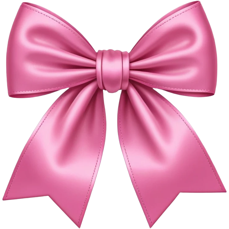 Pink bow emoji