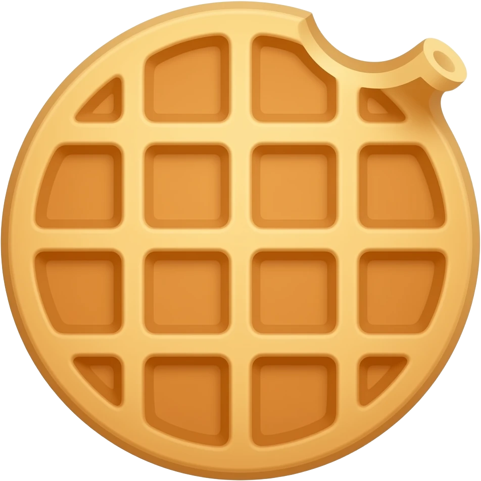 Waffle emoji