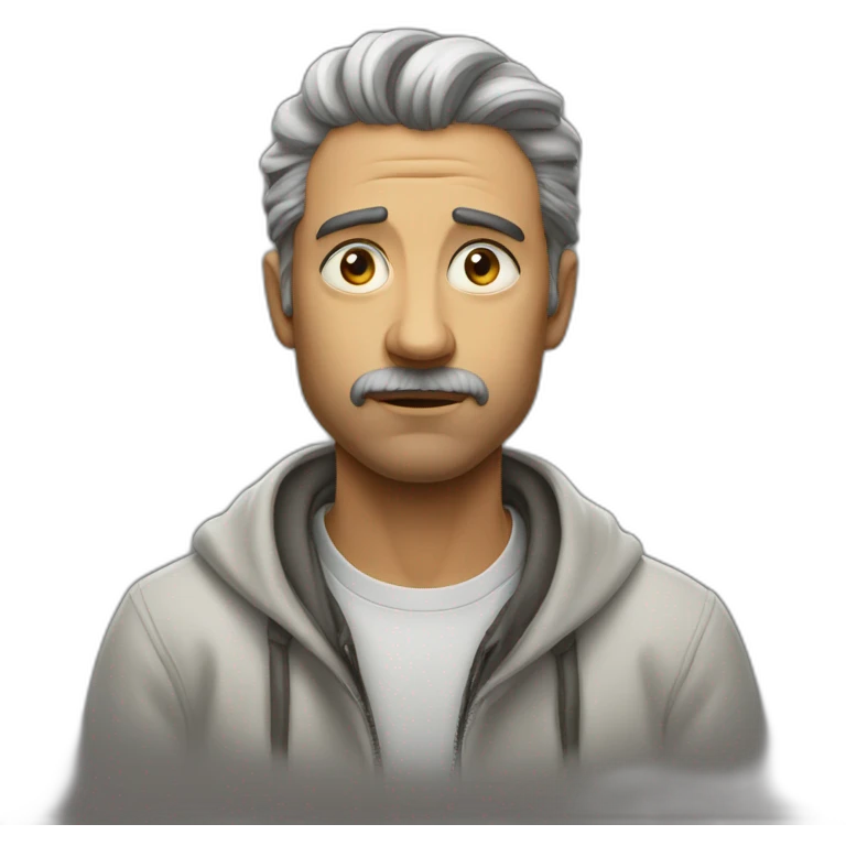 Hommes tristesse cœur brisé emoji