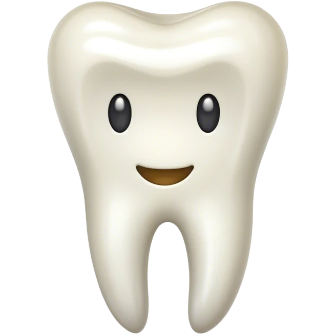 An incisor tooth emoji
