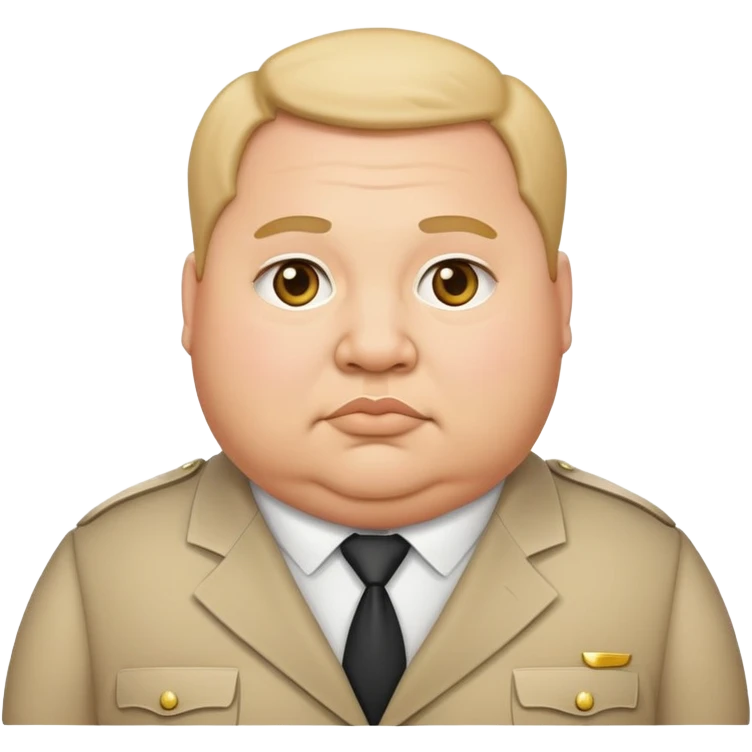 photorealistic fat official emoji