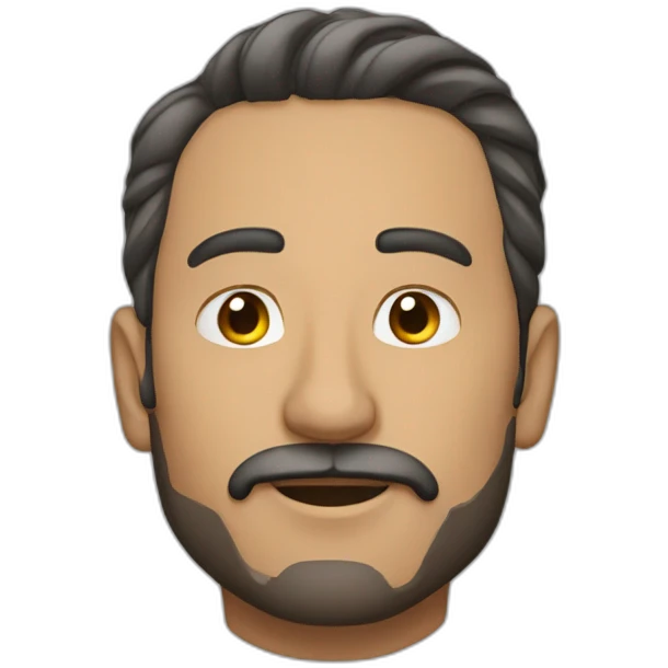 Hombre moreno gueso emoji