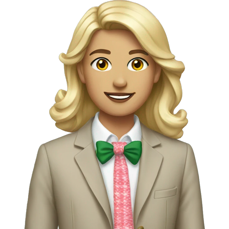 Preppy Christmas emoji