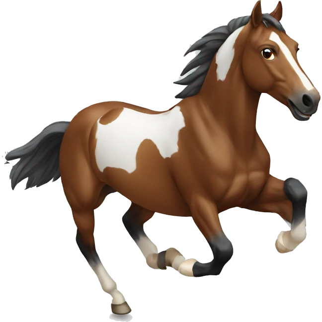 Horse running  emoji