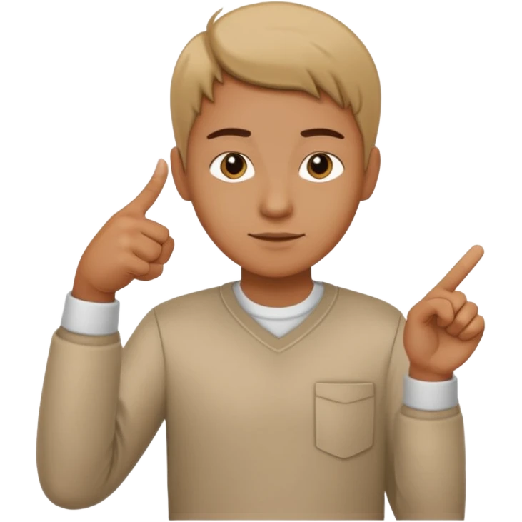 mano señalando emoji