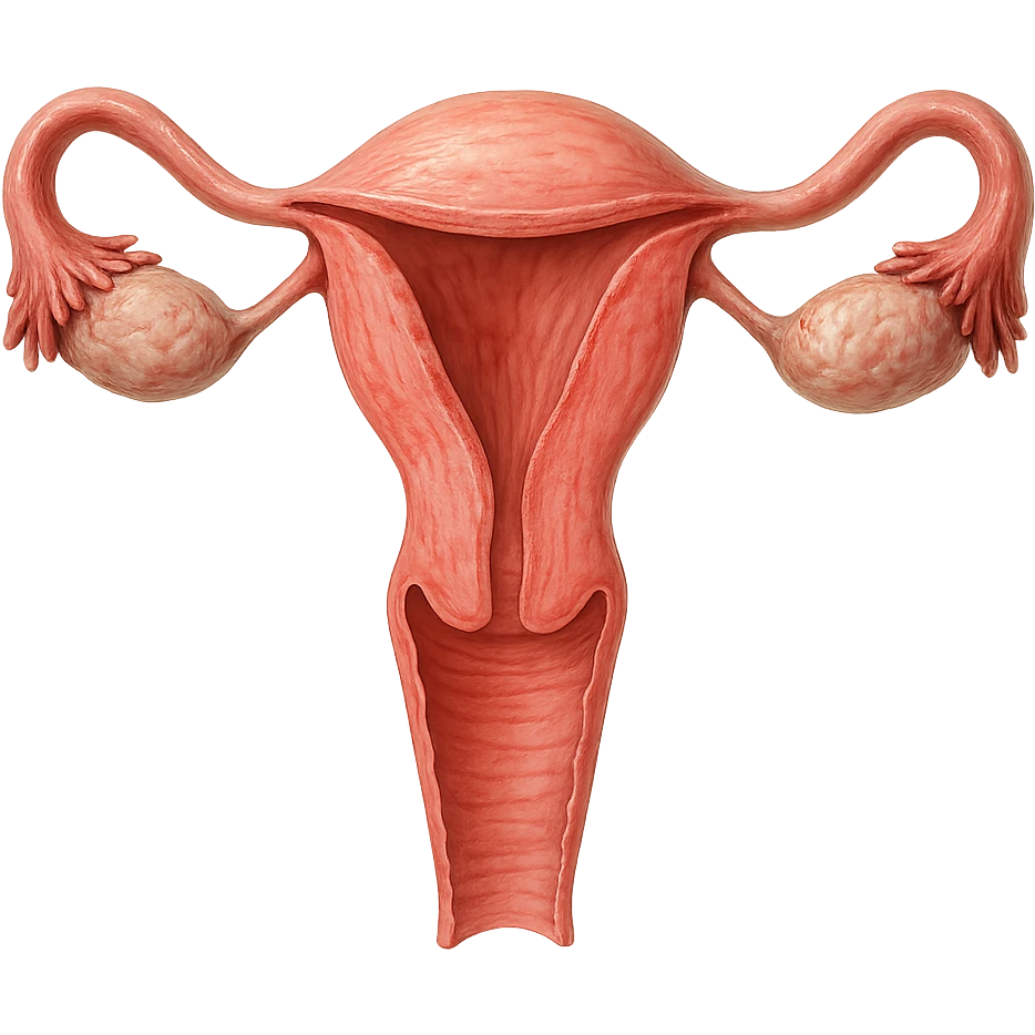UTERO UMANO ANATOMICO, iperrealistico 4k emoji