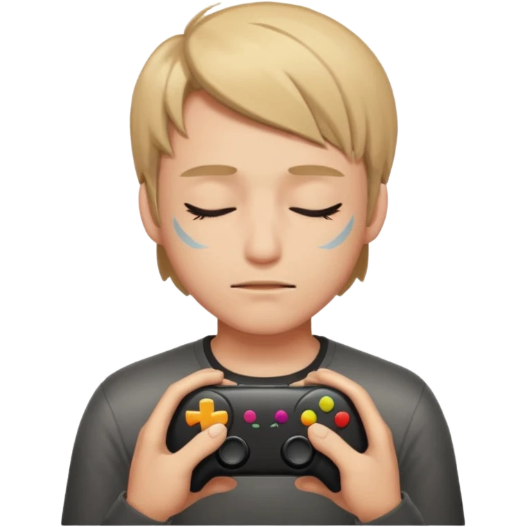 gamer closed eyes  emoji