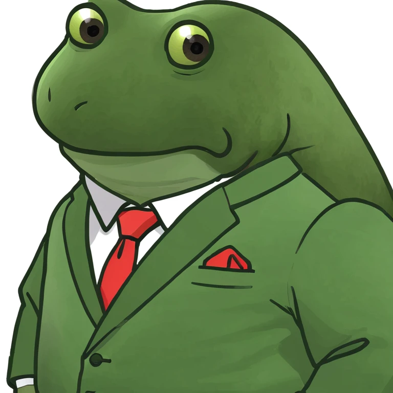 bufo in a japanese suit emoji