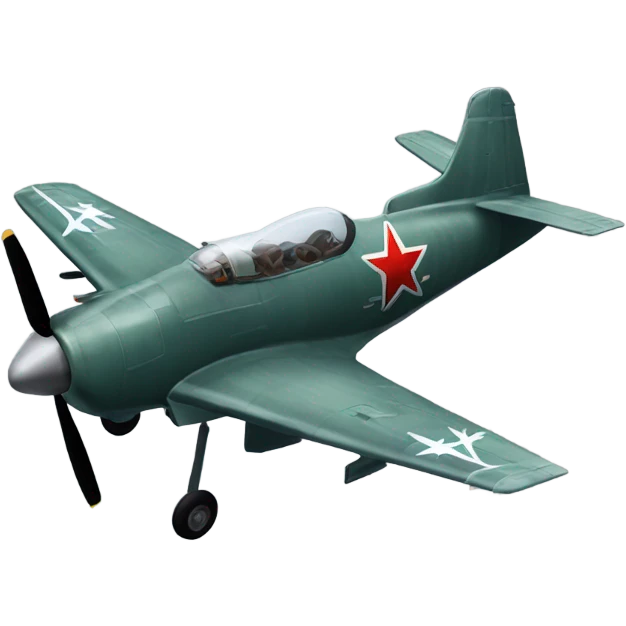 Yak-1 fighter plane emoji