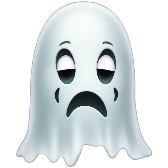 Ghost face emoji